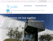 Tablet Screenshot of clinicaalxen.com